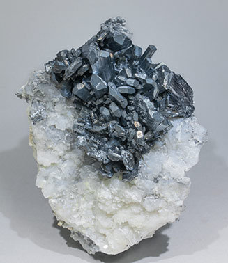 Stibnite with Calcite.