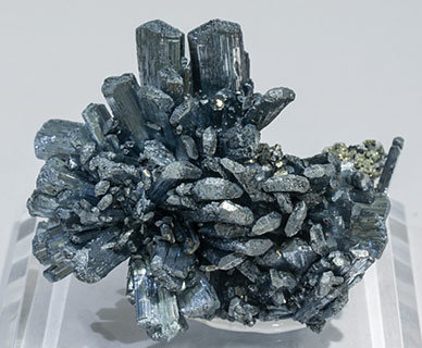 Stibnite with Calcite. 