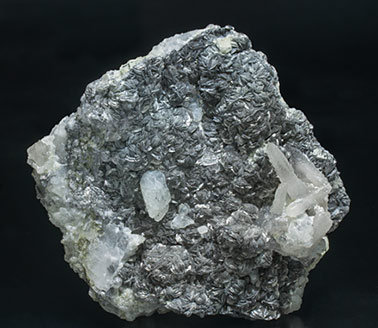Löllingite with Quartz and Calcite. 