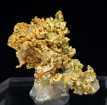 Gold on Quartz. Front