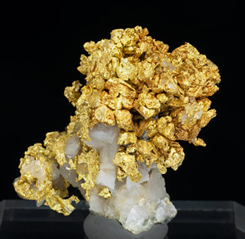 Gold on Quartz. Rear