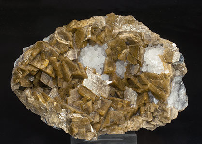 Siderite with Quartz. Front