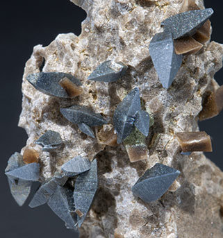 Anatase with Orthoclase (variety adularia). 