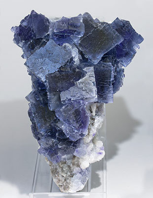 Fluorite with Quartz.