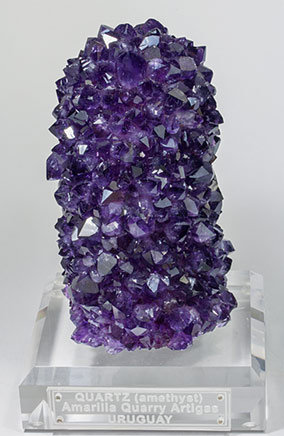 Quartz (variety amethyst).