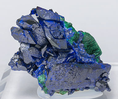 Azurite with Malachite. 