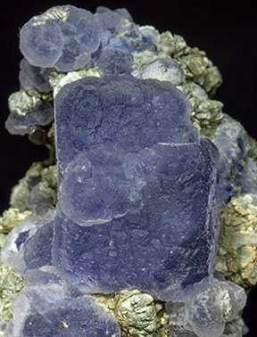 Fluorite with Muscovite. 