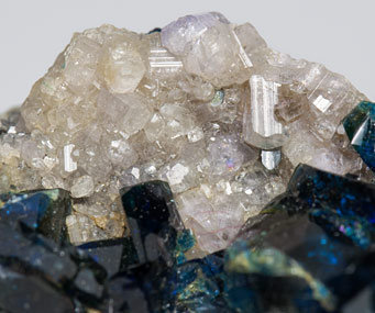 Lazulite with Fluorapatite and Siderite. 