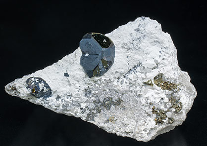 Chalcocite coating Pyrite.