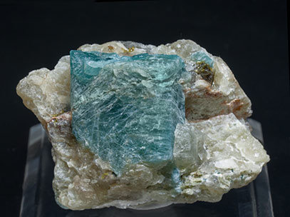 Grandidierite with Quartz and Mica. 