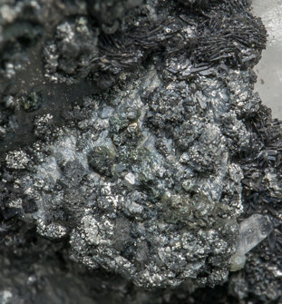 Lautite with Tennantite-Tetrahedrite, Quartz and Pyrite. 