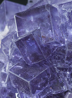 Fluorite with Quartz. 