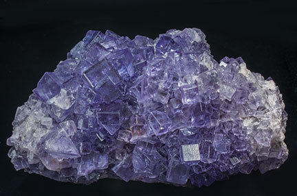 Fluorite with Quartz.