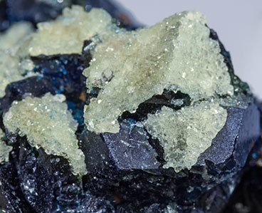 Lazulite with Augelite, Siderite and Quartz. 