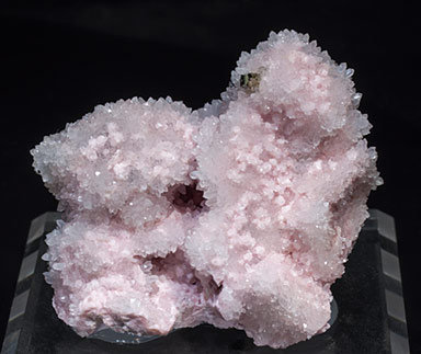 Rhodochrosite with Quartz and Pyrite.