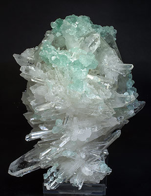 Fluorite with Quartz.