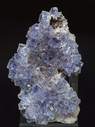 Fluorite with Quartz. 