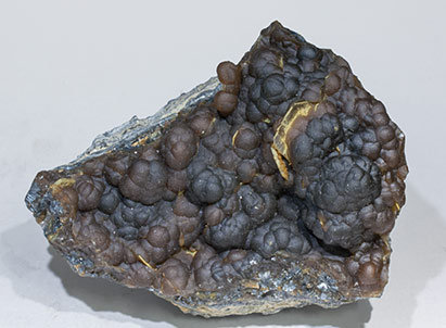 Siderite (variety sphaerosiderite) with Baryte. 