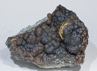 Siderite (variety sphaerosiderite) with Baryte.