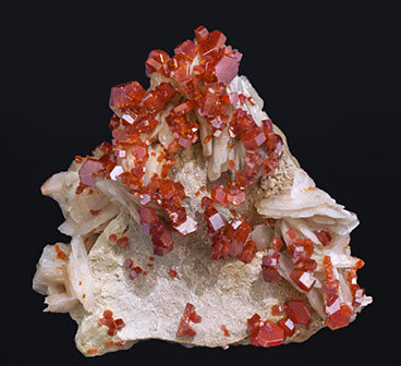 Vanadinite with Baryte.