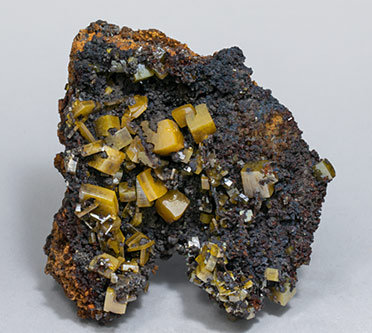 Wulfenite with Mimetite.