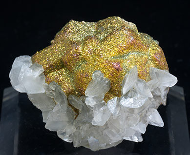 Calcite with Pyrite. 