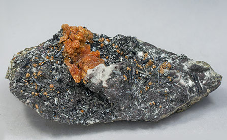 Hutchinsonite with Orpiment and Pyrite. 