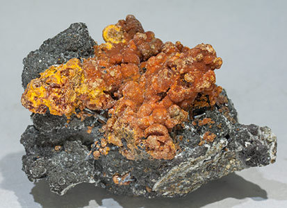 Hutchinsonite with Orpiment and Pyrite. 
