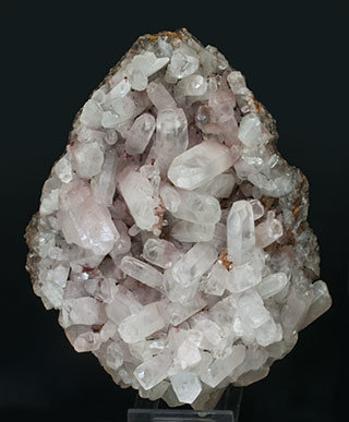 Calcite with Hematite (kidney ore). 