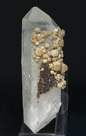 Quartz with Siderite and Muscovite. Front