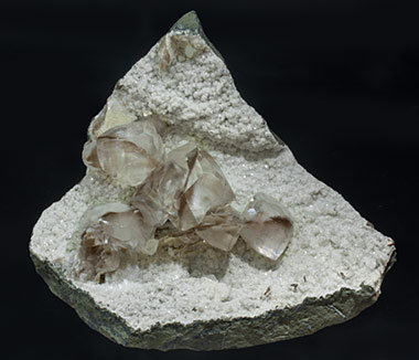 Calcite with Quartz. 