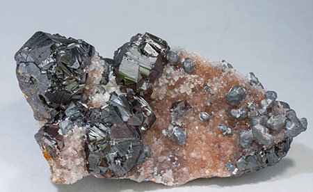 Sphalerite with Galena and Quartz.