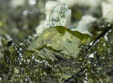 Titanite on Rutile after Ilmenite and with Microcline. 