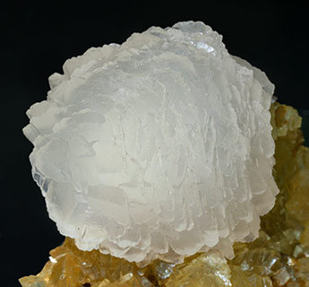 Calcite with Pyrite. 