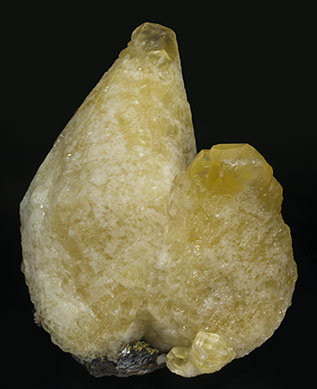 Calcite with Sphalerite. Side