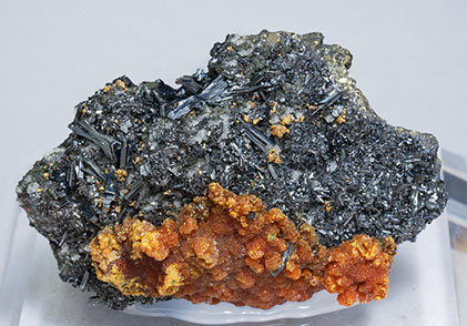 Hutchinsonite with Orpiment and Pyrite. 