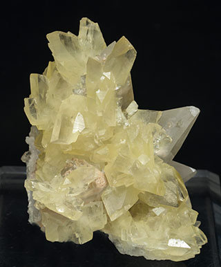 Baryte with Calcite. Front