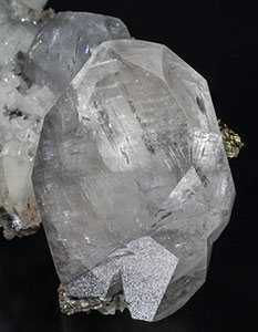 Calcite with Pyrite. 