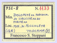 Dolomite after Calcite and with Pyrite