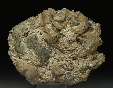 Siderite with Calcite and Sphalerite.