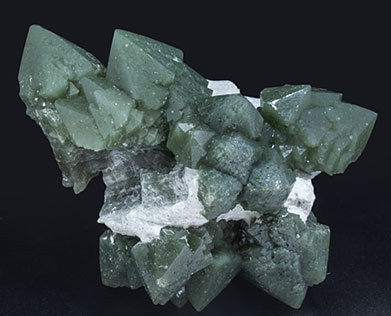 Quartz (variety prase). 