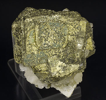 Pyrite with Calcite.