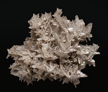 Twinned Cerussite. Front