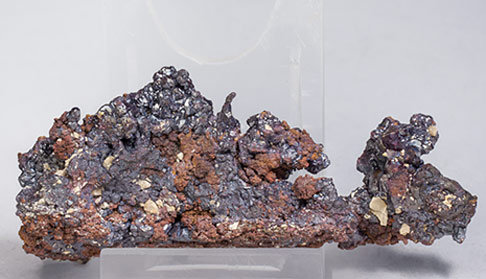 Cuprite with Copper. Rear