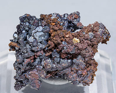 Cuprite with Copper. Rear