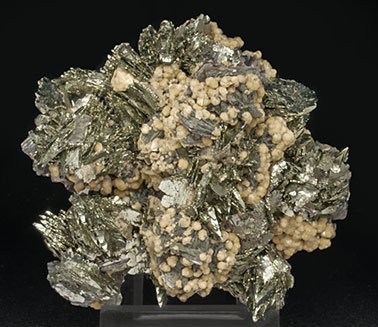 Arsenopyrite-Marcasite with Siderite and Muscovite.