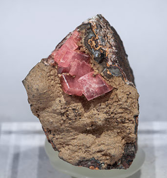 Rhodochrosite with Gageite.