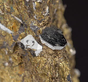 Sperrylite with Chalcopyrite. 