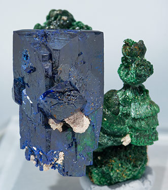 Azurite with Malachite.