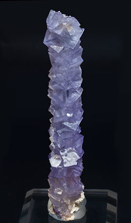 Fluorite with Baryte. Front
